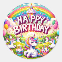 Unicorn collants Whimsical d'anniversaire