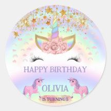 Unicorn fête Rainbow 1er Anniversaire whimsday gir