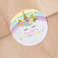 Unicorn Rainbows fête d'anniversaire Favoriser