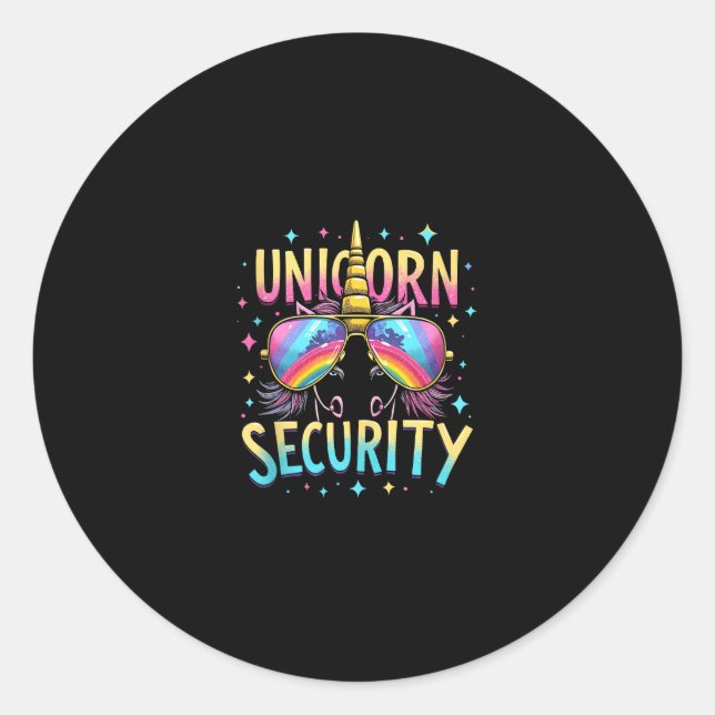 Sticker Rond Unicorn Security Tank Top_6 (Devant)