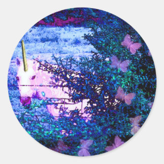 Sticker Rond Unicorne