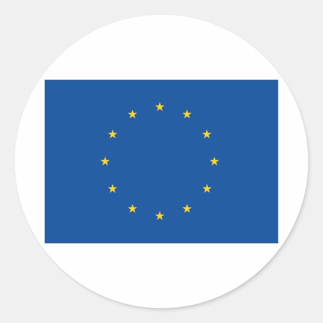 Sticker Rond Union européenne (Devant)
