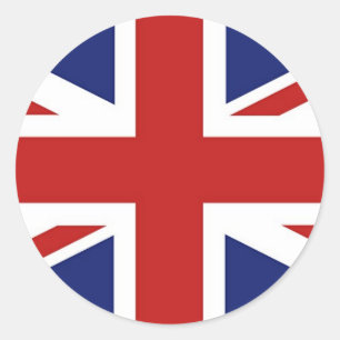 Sticker Rond Union Jack
