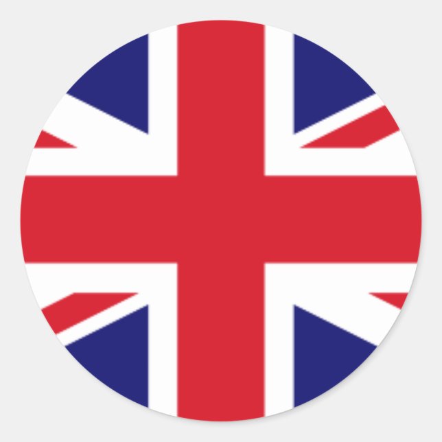 Sticker Rond Union Jack (Devant)