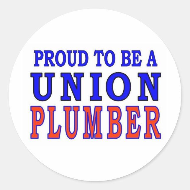 STICKER ROND UNION PLUMBER (Devant)