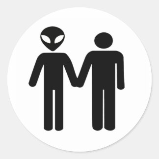 Sticker Rond unité intergalactique