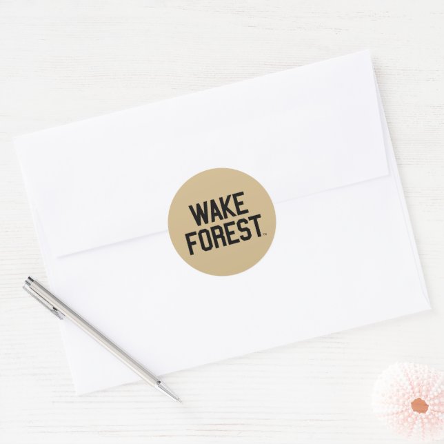 Sticker Rond Université Wake Forest | Wake Forest (Enveloppe)