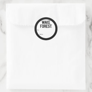 Sticker Rond Université Wake Forest Wake Forest