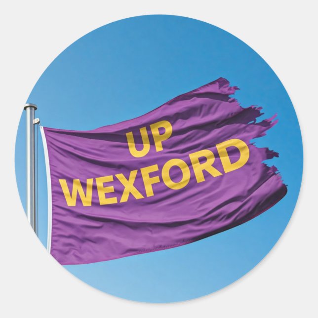 Sticker Rond "Up Wexford" G.A.A. (Devant)
