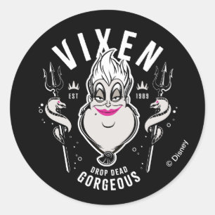 Sticker Rond Ursula Vixen Drop Dead Gorgeous