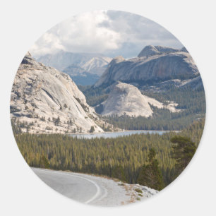 Sticker Rond USA, Californie, Parc national de Yosemite