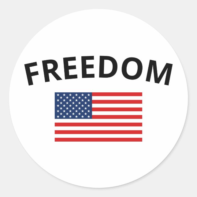 Sticker Rond USA Hat (Devant)