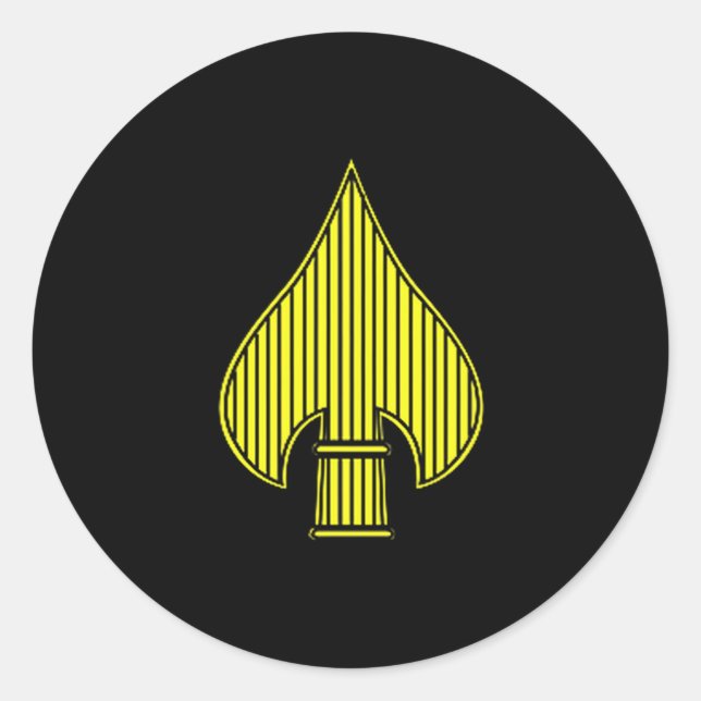 Sticker Rond Usa Special Operations Command Logo Patriotic Vete (Devant)