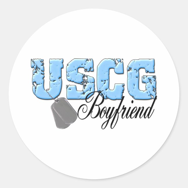 Sticker Rond uscg99boyfriend2 (Devant)