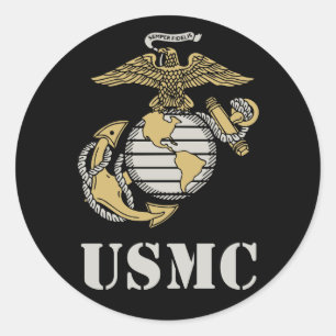 Sticker Rond USMC [gabarit]