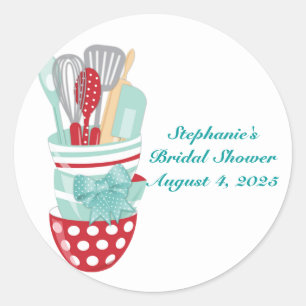 Sticker Rond Ustensiles de cuisine