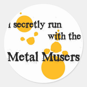 Sticker Rond UtilisateursMétalPin