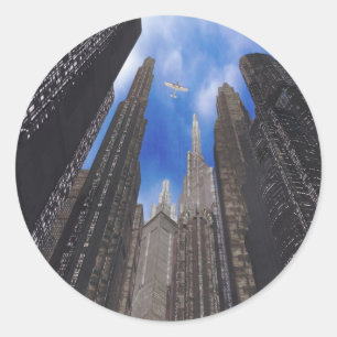 Sticker Rond utopolis