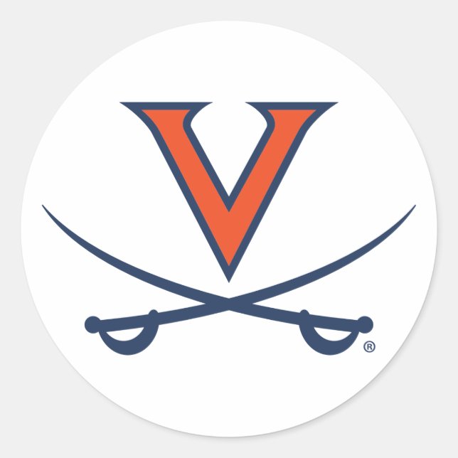 Sticker Rond V Sabre (Devant)