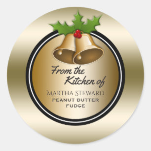 Sticker Rond Vacances faisant l'or élégant de la cuisine de