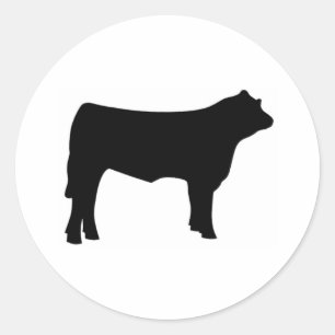Sticker Rond vache