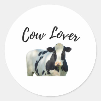 Sticker Rond Vache mûre