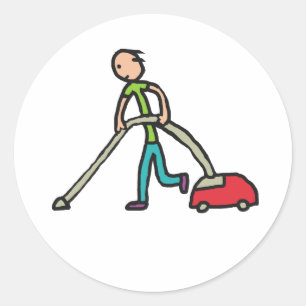 Sticker Rond Vacuumage