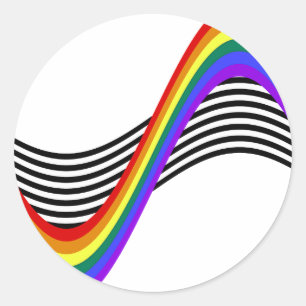 Sticker Rond Vague STR8 Alliés