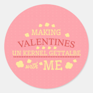 Sticker Rond Valentines Unkernel Gettable Avec Moi