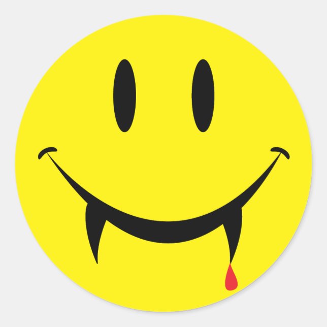 Sticker Rond Vampire (Devant)