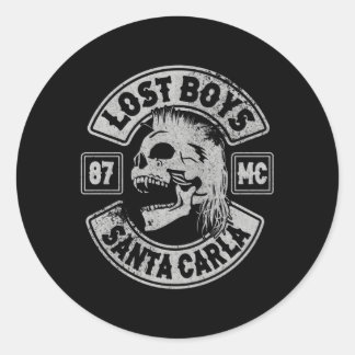 Sticker Rond Vampire Horror Motorcycle Club 1987