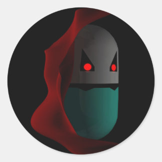 Sticker Rond Vampire Prozac Pills parodiques