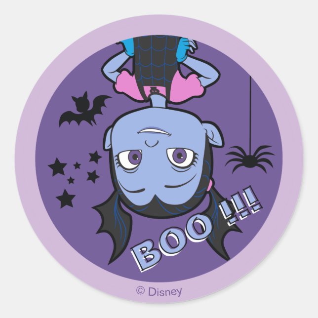 Sticker Rond Vampirina | Badge Boo Purple (Devant)