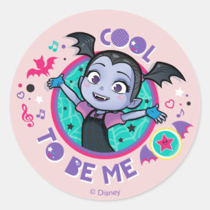 Sticker Rond Vampirina   Cool d'être moi