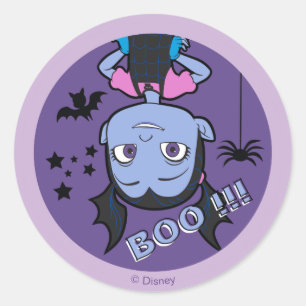 Sticker Rond Vampirina  Insigne violet de Boo