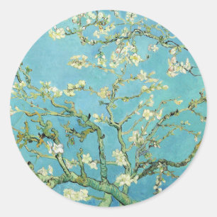 Sticker Rond Van Gogh Almond Blossoms