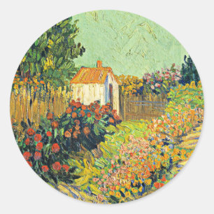 Sticker Rond Van Gogh - Paysage, 1925-1928