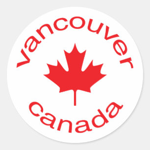 Sticker Rond Vancouver Canada