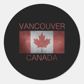 Sticker Rond Vancouver Canada C.-B.