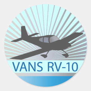 Sticker Rond Vans RV-10