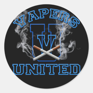 STICKER ROND VAPERS UNIS