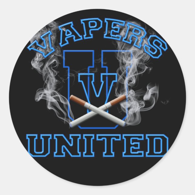 STICKER ROND VAPERS UNIS (Devant)