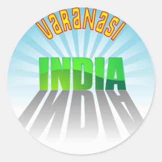 Sticker Rond Varanasi