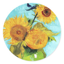 Vase avec trois tournesols (1888) Vincent Van Gogh