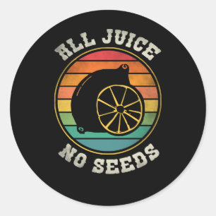 Sticker Rond Vasectomy Recovery Presen All Juice No Seed