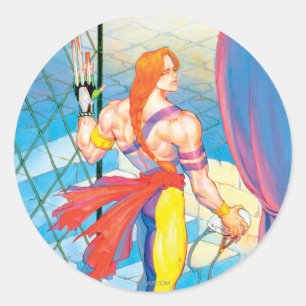 Sticker Rond Vega après le combat
