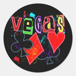 STICKER ROND VEGAS