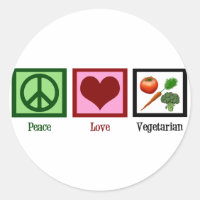 Végétarien d'amour de paix