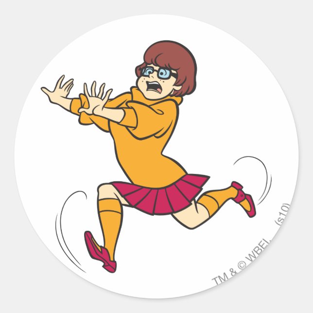 Sticker Rond Velma Running (Devant)