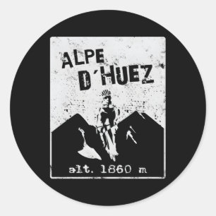 Sticker Rond Vélo Alpe D'Huez